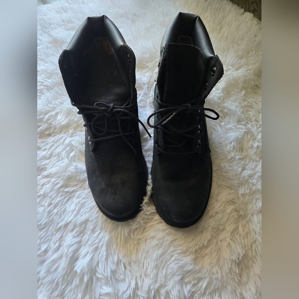 Unisex Black Waterproof Timberland Boots